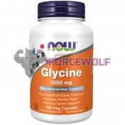 Glycine (100 шт по 1000 мг), NOW Foods